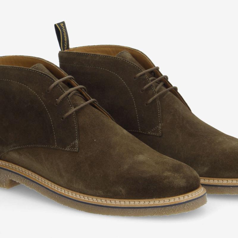 DUBLIN DESERT M - SUEDE - DARK BROWN